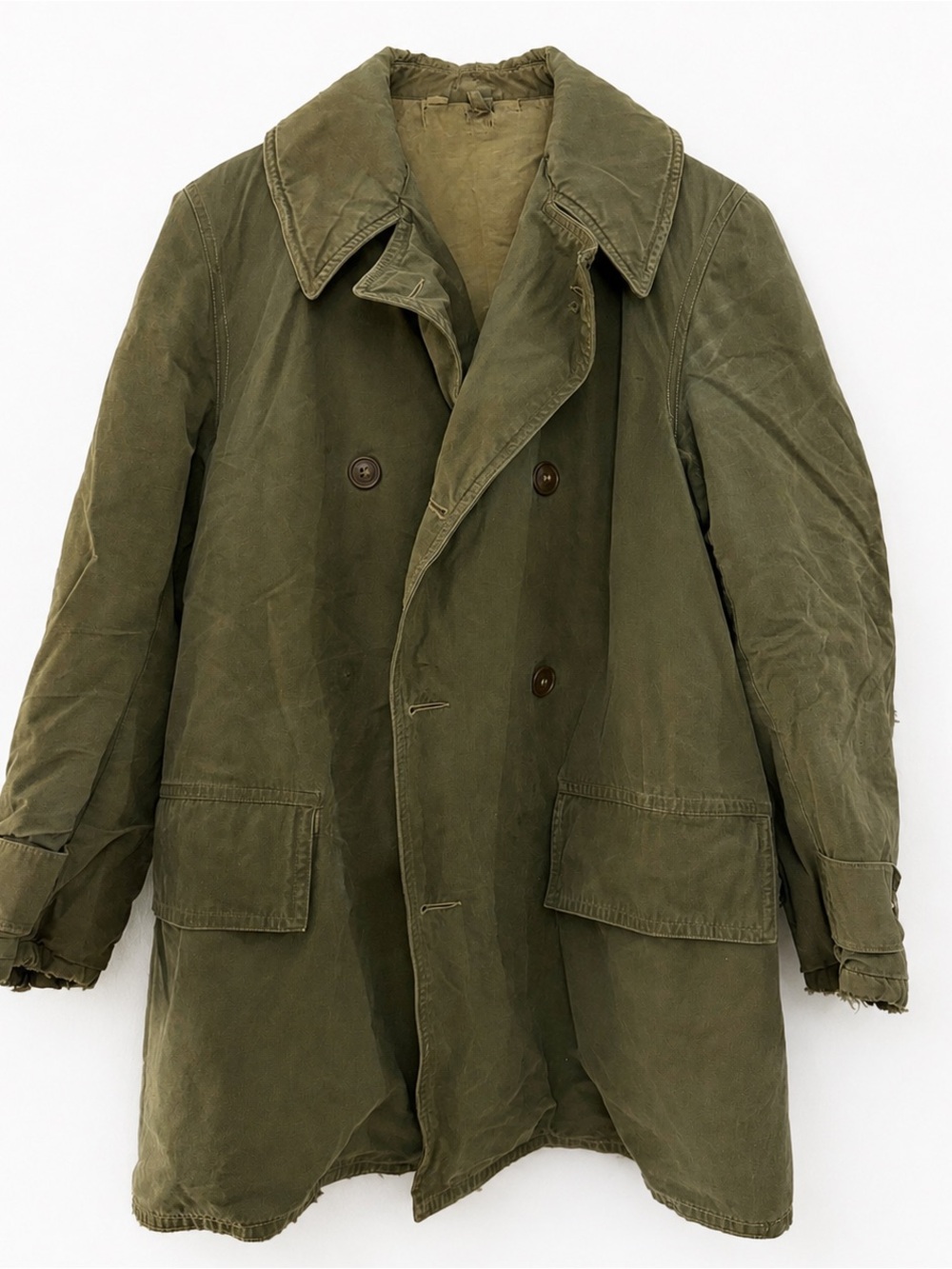 Vintage WWII  US Army M-38 Mackinaw Coat OD  Field Jacket